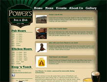 Tablet Screenshot of powersinnandpub.com